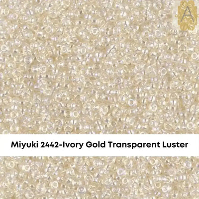 15/0 Miyuki Round Seed Beads, 8.2g 15-2440, 15-2441, 15-2442, 15-2444 - The Argus Collection