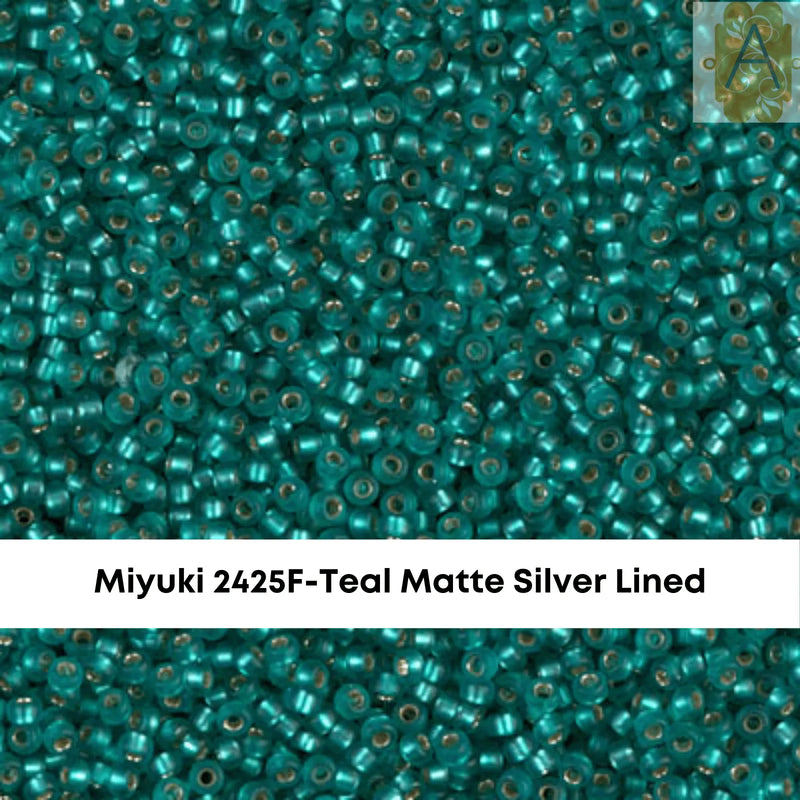 15/0 Miyuki Round Seed Beads, 8.2g 15-2406, 15-2422F, 15-2425F, 15-2439 - The Argus Collection