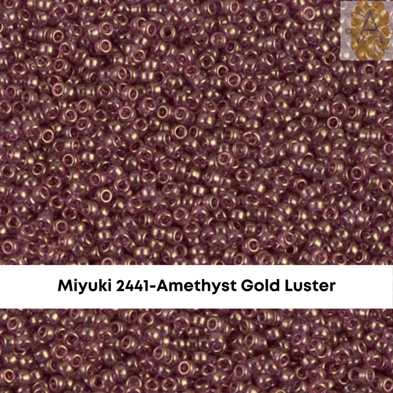 15/0 Miyuki Round Seed Beads, 8.2g 15-2440, 15-2441, 15-2442, 15-2444 - The Argus Collection