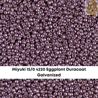 15/0 Miyuki Round Seed Beads, 8.2g 15-4218, 15-4219, 15-4220, 15-4221 - The Argus Collection