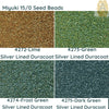 15/0 Miyuki Round Seed Beads, 8.2g 15-4272, 15-4273, 15-4274, 15-4275 - The Argus Collection