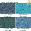 15/0 Miyuki Round Seed Beads 8.2g 15-4479, 15-4480, 15-4481, 15-4482 - The Argus Collection