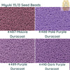 15/0 Miyuki Round Seed Beads. 8.2g 15-4487, 15-4488, 15-4489, 15-4490 - The Argus Collection