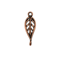 18mmLeafFiligreeAntiqueCopper - The Argus Collection