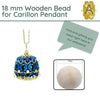 18mm Wood Ball 2 Pieces - The Argus Collection