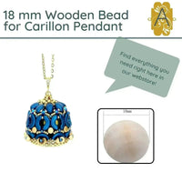 18mm Wood Ball 2 Pieces - The Argus Collection