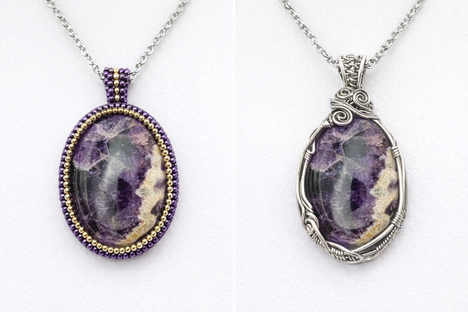 Amethyst Oval Cabochons, 30x40mm