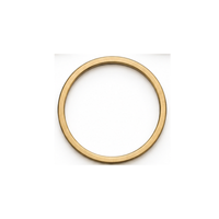 20mm Circle Connectors, Smooth, Textured or Ribbed, 2 Pieces
