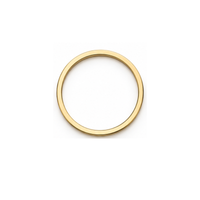 20mm Circle Connectors, Smooth, Textured or Ribbed, 2 Pieces