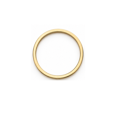 20mm Circle Connectors, Smooth, Textured or Ribbed, 2 Pieces
