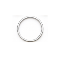20mm Circle Connectors, Smooth, Textured or Ribbed, 2 Pieces