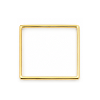 20mm Square Connector or Link, 2 Pcs, 3 Finishes