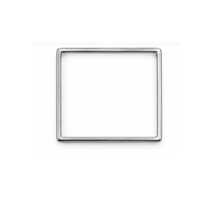 20mm Square Connector or Link, 2 Pcs, 3 Finishes