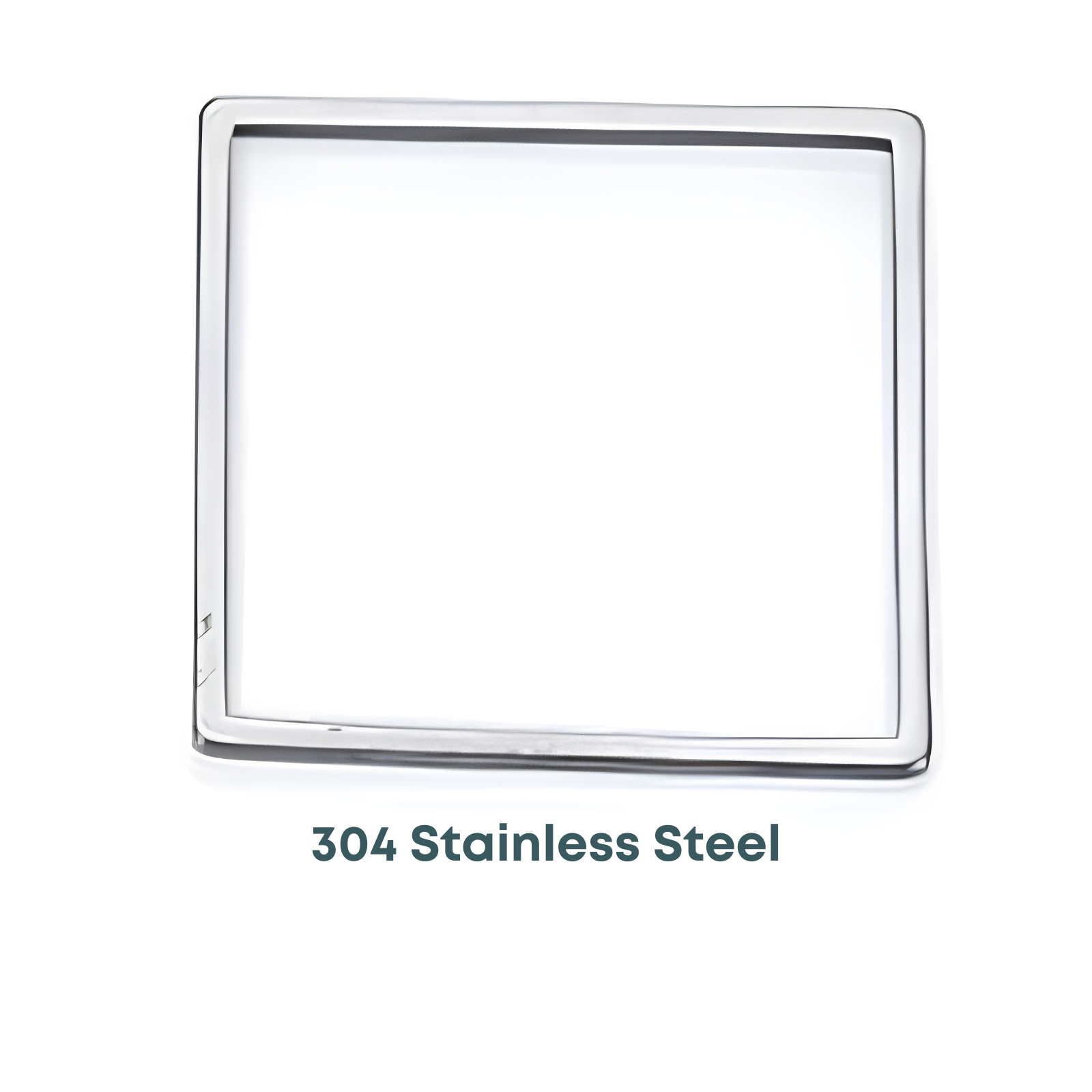 20mm Square Connector or Link, 304 Stainless Steel, Bezel Frames
