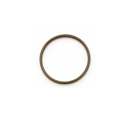 25mm Circle Connectors, Smooth or Textured, 2 Pieces