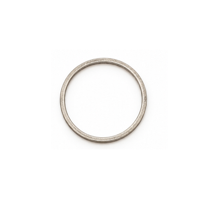 25mm Circle Connectors, Smooth or Textured, 2 Pieces