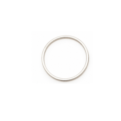 25mm Circle Connectors, Smooth or Textured, 2 Pieces
