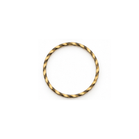 25mm Circle Connectors, Smooth or Textured, 2 Pieces