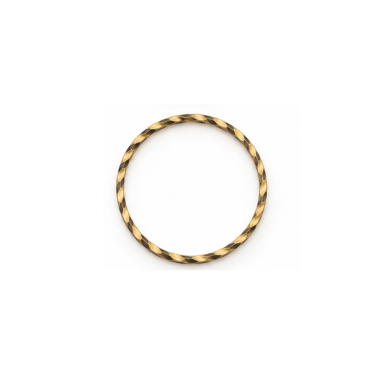 25mm Circle Connectors, Smooth or Textured, 2 Pieces