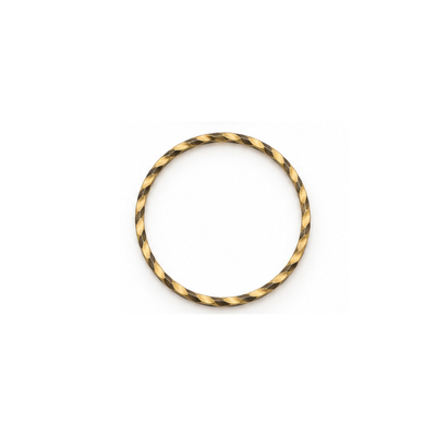 25mm Circle Connectors, Smooth or Textured, 2 Pieces
