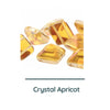 Pyramid Stud Beads, 12mm, Crystal Apricot - The Argus Collection