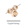 WHOLESALE Preciosa Bicones/Rondelle, 3mm, Crystal Honey - The Argus Collection