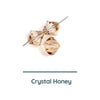 Preciosa Bicones/Rondelle, 4mm, Crystal Honey - The Argus Collection