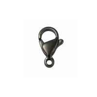 304StainlessSteelLobsterClasp12mm-Black - The Argus Collection