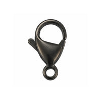 304StainlessSteelLobsterClasp15mm-Black - The Argus Collection