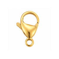 304StainlessSteelLobsterClasp15mm-Gold - The Argus Collection