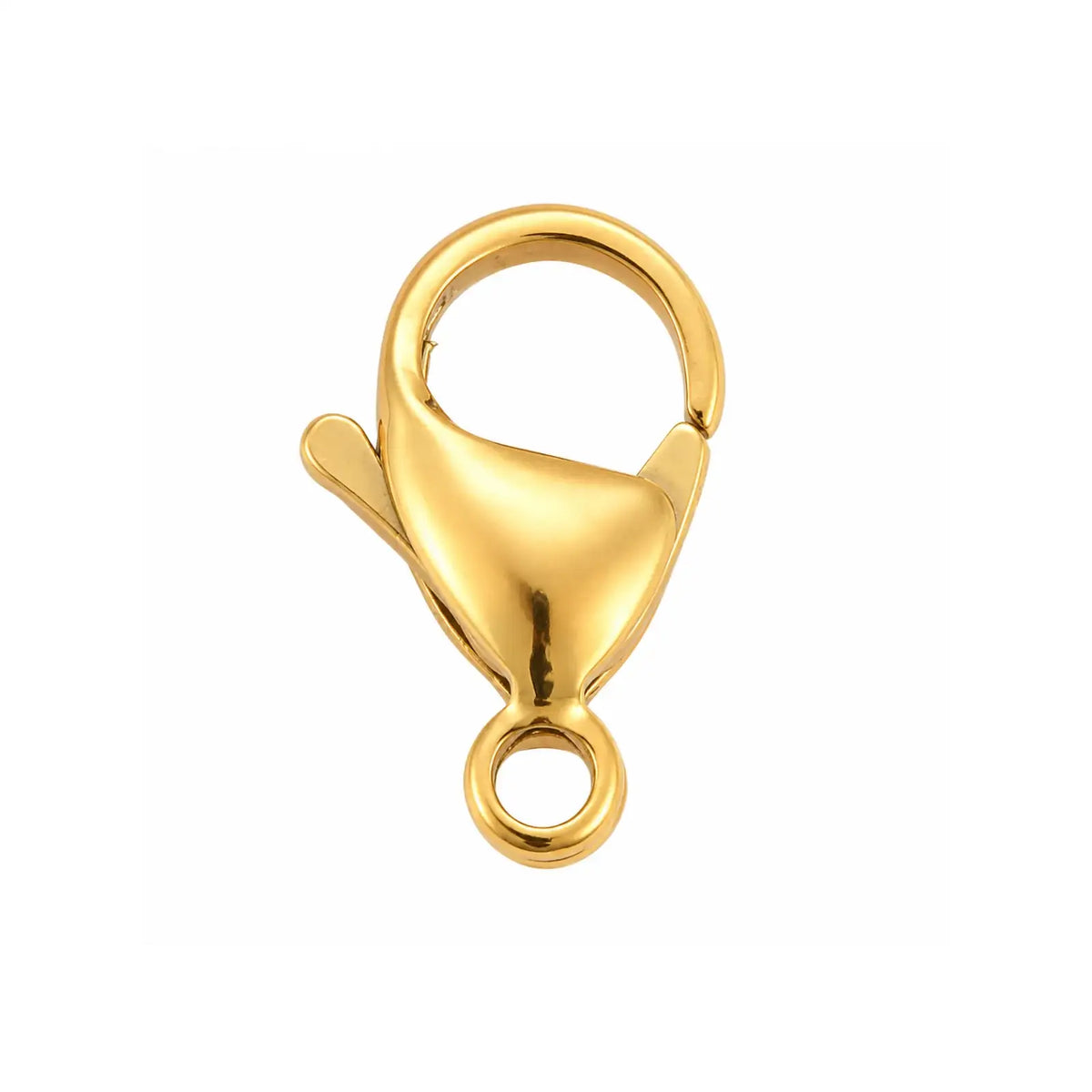 304StainlessSteelLobsterClasp15mm-Gold - The Argus Collection