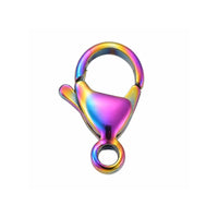 304StainlessSteelLobsterClasp15mm-Rainbow - The Argus Collection