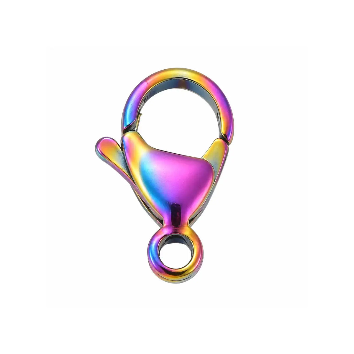304StainlessSteelLobsterClasp15mm-Rainbow - The Argus Collection