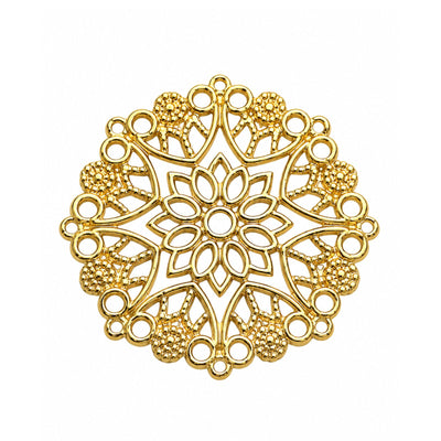 Filigree Flower Connectors, 33mm, 2 pcs