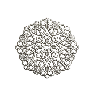 Filigree Flower Connectors, 33mm, 2 pcs