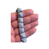 Pyramid Stud Beads, 12mm, White Terracotta Blue - The Argus Collection