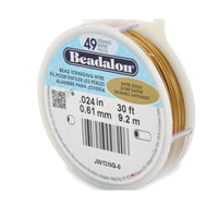 49-Strand Stringing Wire, .024", by Beadalon, 2 Finishes - The Argus Collection
