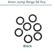 Jump Rings, 4mm Outside Diameter, 21 Gauge, 9 Finishes - The Argus Collection