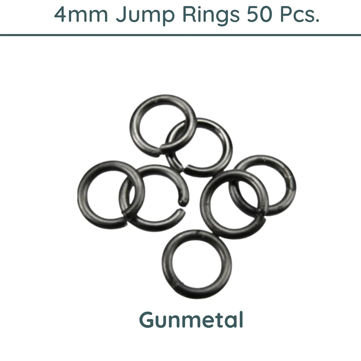 Jump Rings, 4mm Outside Diameter, 21 Gauge, 9 Finishes - The Argus Collection