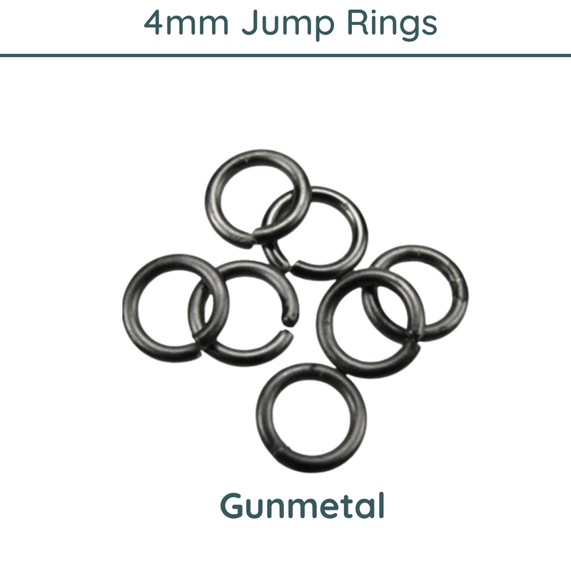 Jump Rings, 4mm, 21 Gauge, 9 Finishes