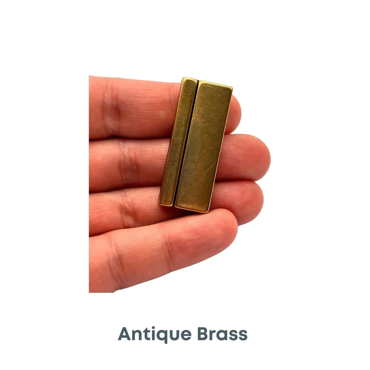 Smoothie , Zamak Magnetic Clasp, For up to 40mm Flat Leather - The Argus Collection