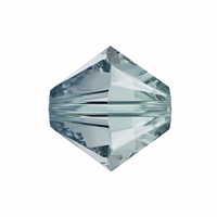 Brilliance Crystal Bicones 5328, 3mm, Black Diamond - The Argus Collection