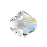 Brilliance Crystal Bicones 5328, 3mm, Crystal Shimmer - The Argus Collection