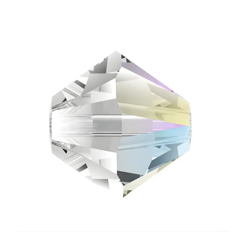 Brilliance Crystal Bicones 5328, 3mm, Crystal Shimmer - The Argus Collection