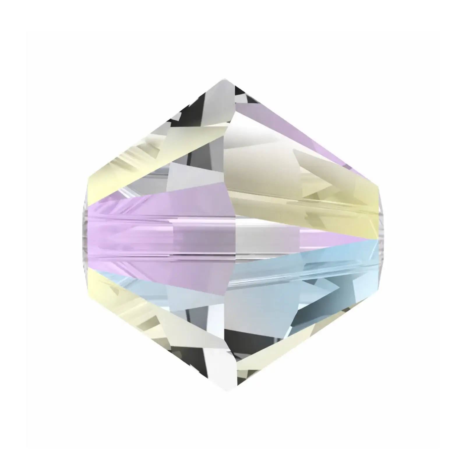 Brilliance Crystal Bicones 5328, 3mm, Crystal Shimmer 2x - The Argus Collection