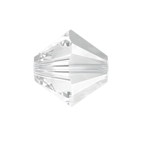 Brilliance Crystal Bicones 5328, 3mm, Light Chrome - The Argus Collection