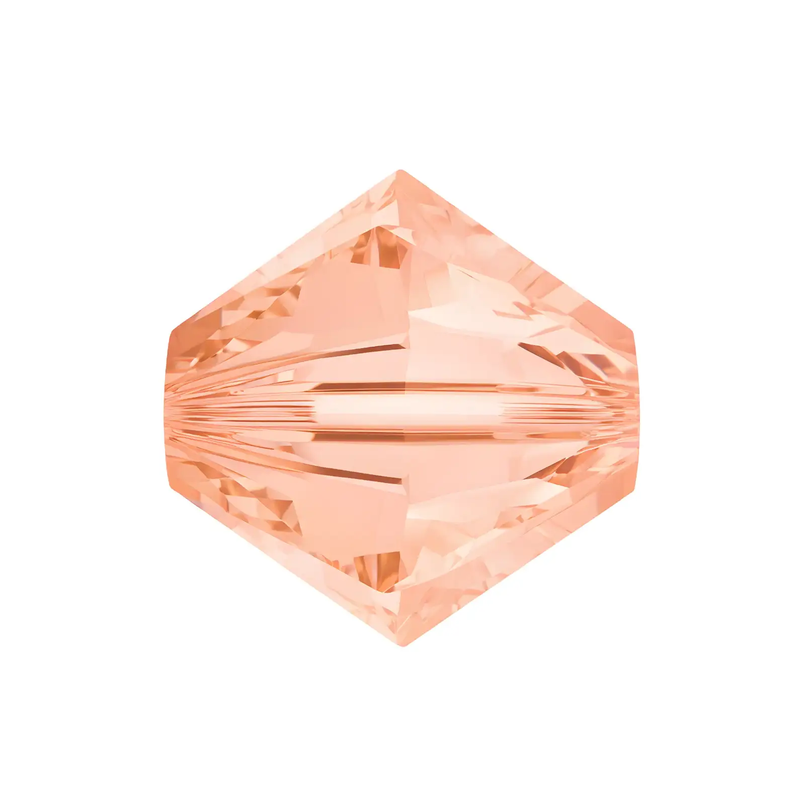 Brilliance Crystal Bicones 5328, 3mm, Light Peach - The Argus Collection
