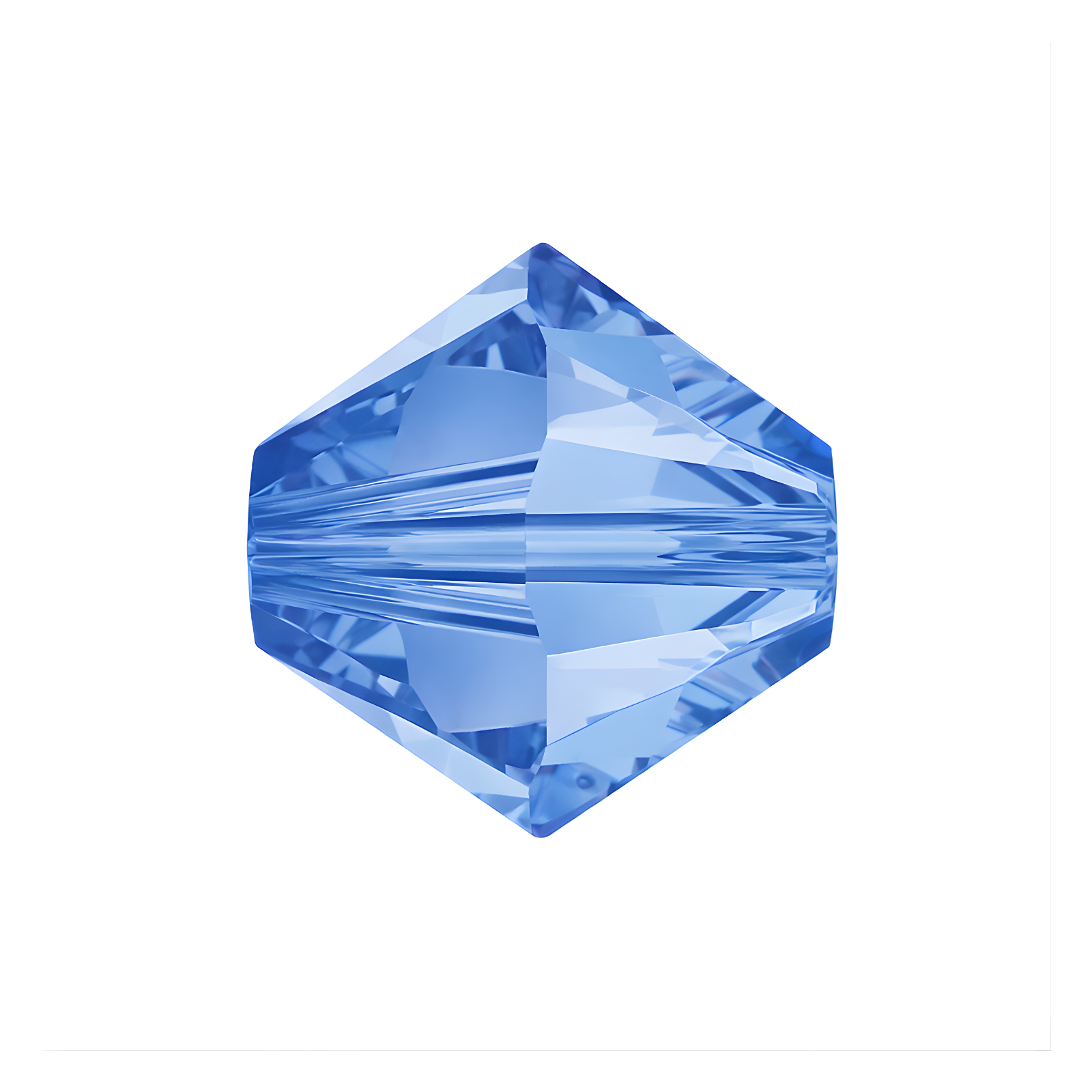 Brilliance Crystal Bicones 5328, 4mm, Light Sapphire