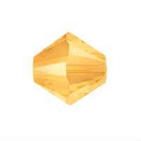 Brilliance Crystal Bicones 5328, 3mm, Metallic Sunshine - The Argus Collection