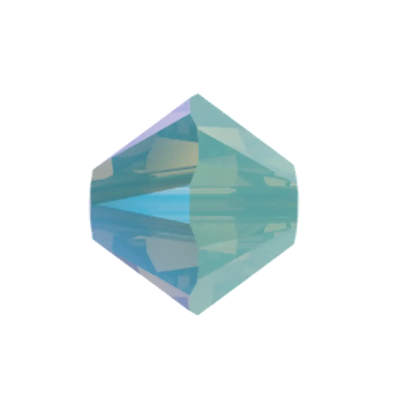 Brilliance Austrian Crystal Bicones 5328, 4mm, Pacific Opal Shimmer - The Argus Collection
